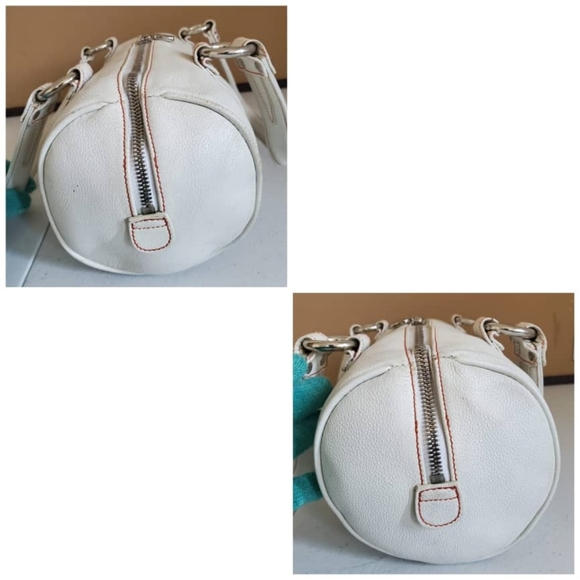 MCM white Rolled Leather Boston Bag - Picture 5 of 14